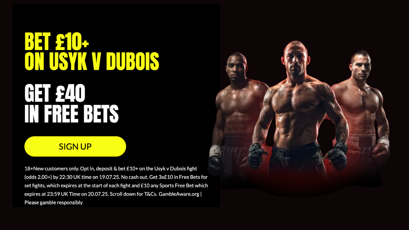 Parimatch - Bet £10 On Usyk vs Dubois GET £40 FREE