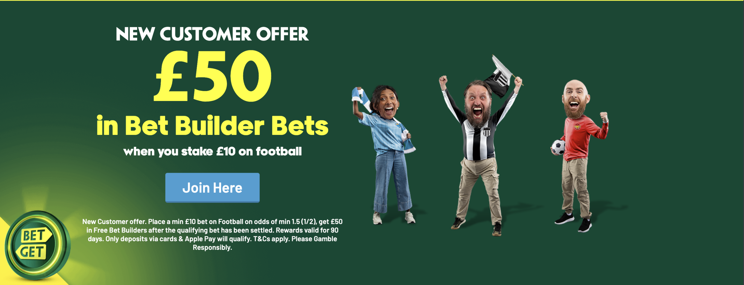 Paddy Power Sign Up Offer: BET £10 Get £50 in Bet Builder Bets + 1st Month of TipMan Tips FREE!
