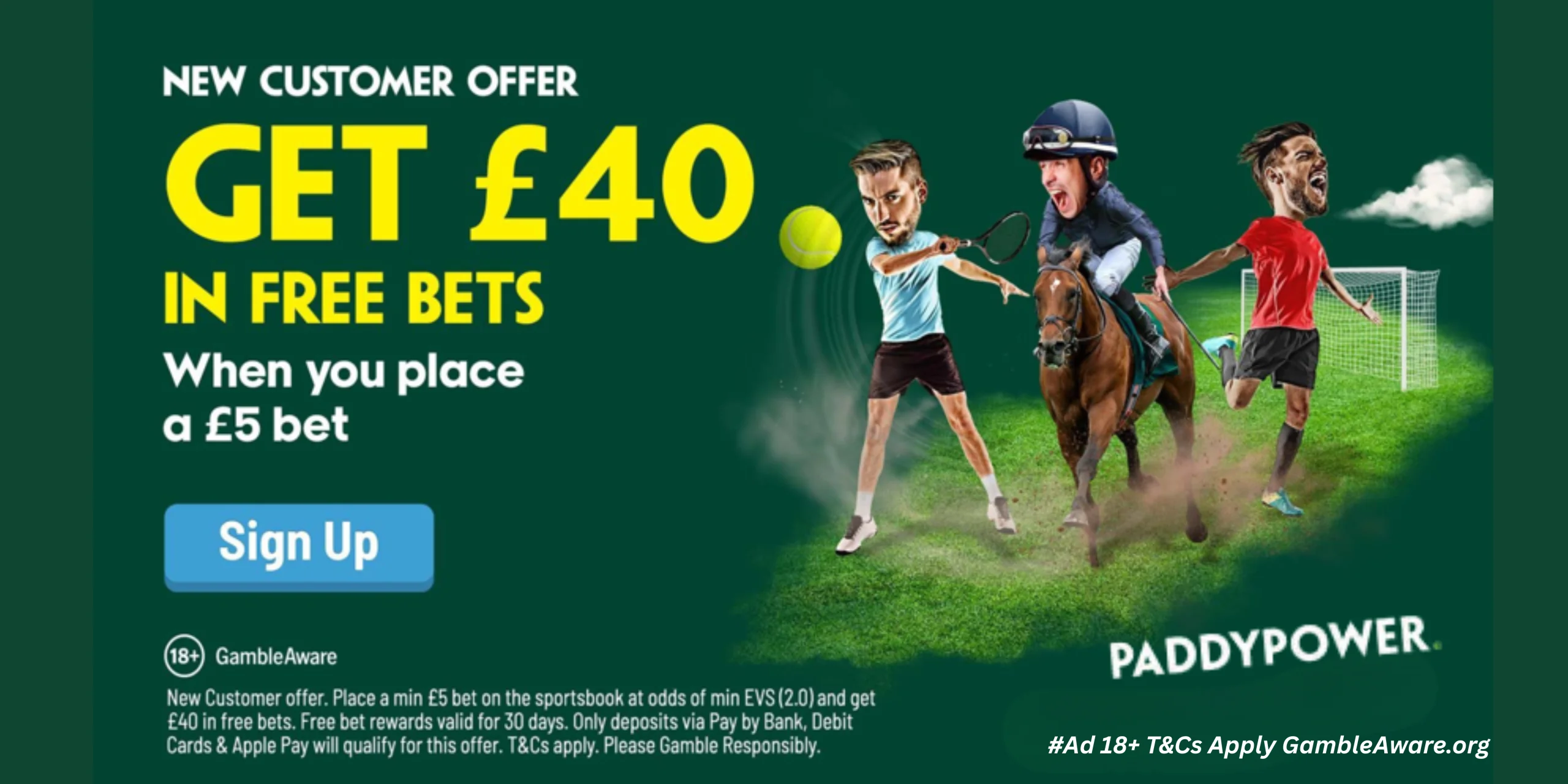Paddy Power Top Banner