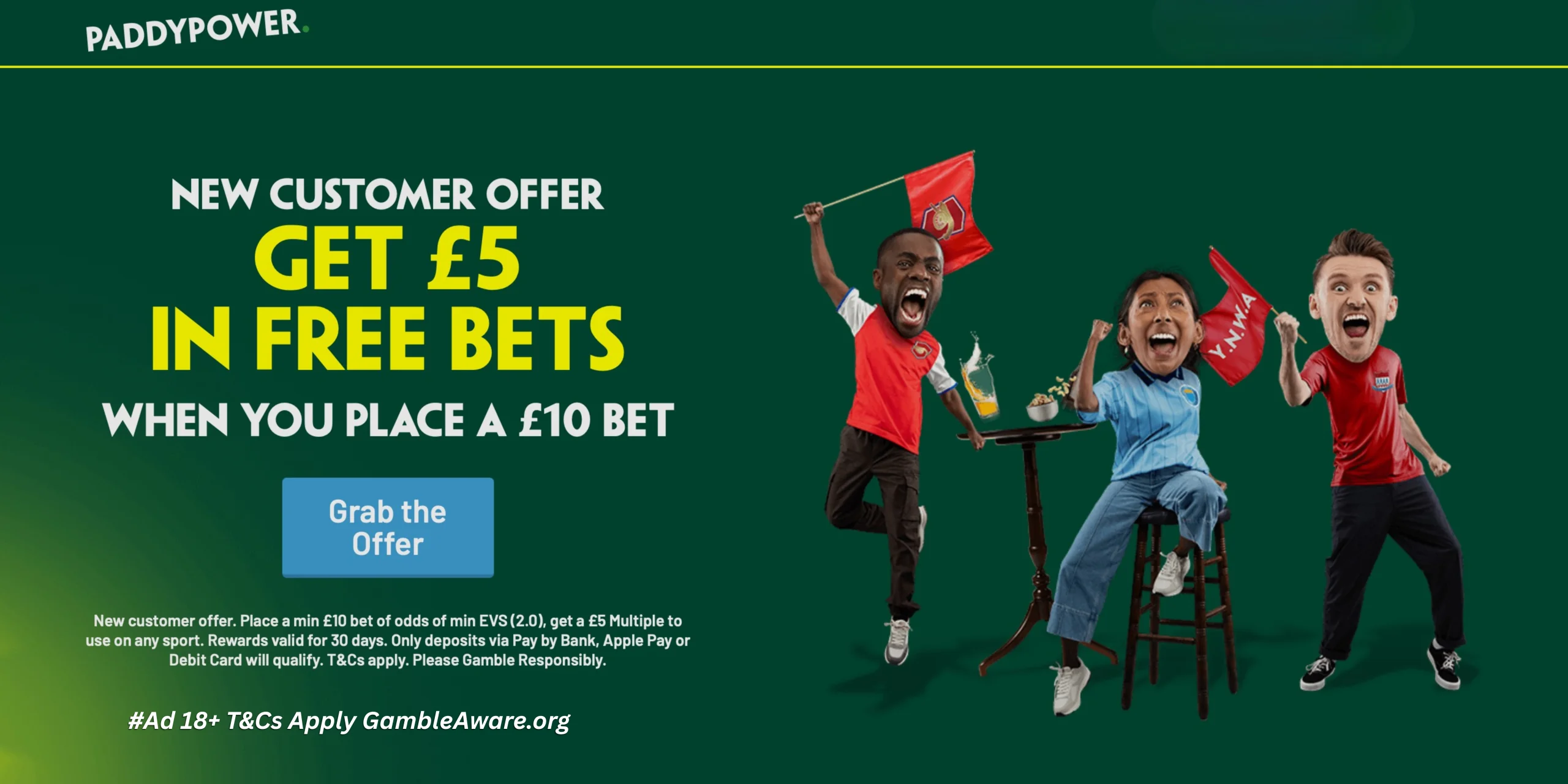 Paddy Power Top Banner