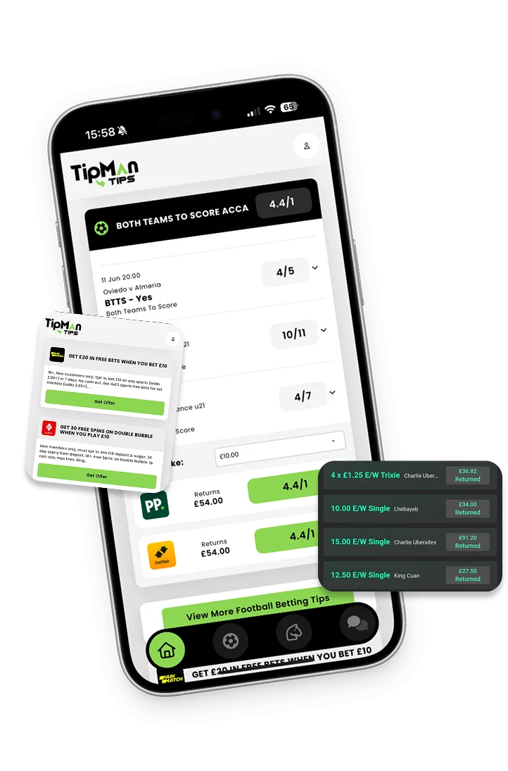 TipMan app screens